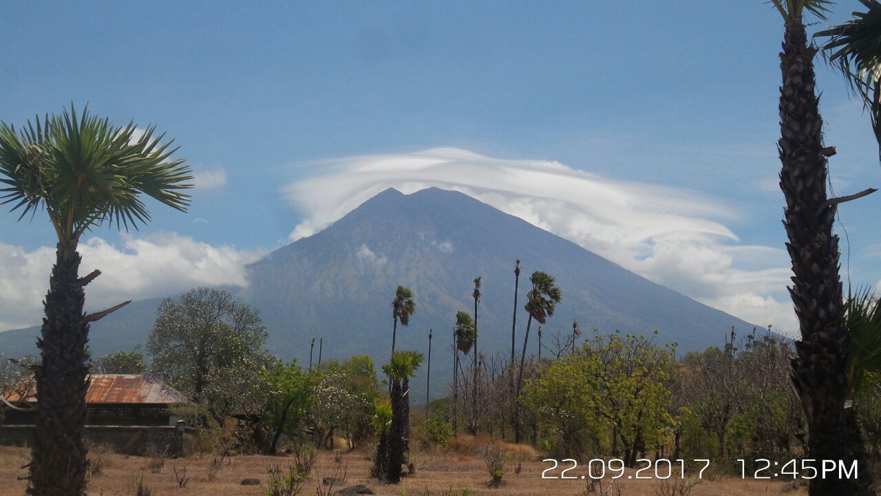 Kian Nampak Gunung Agung Akan Segera Meletus