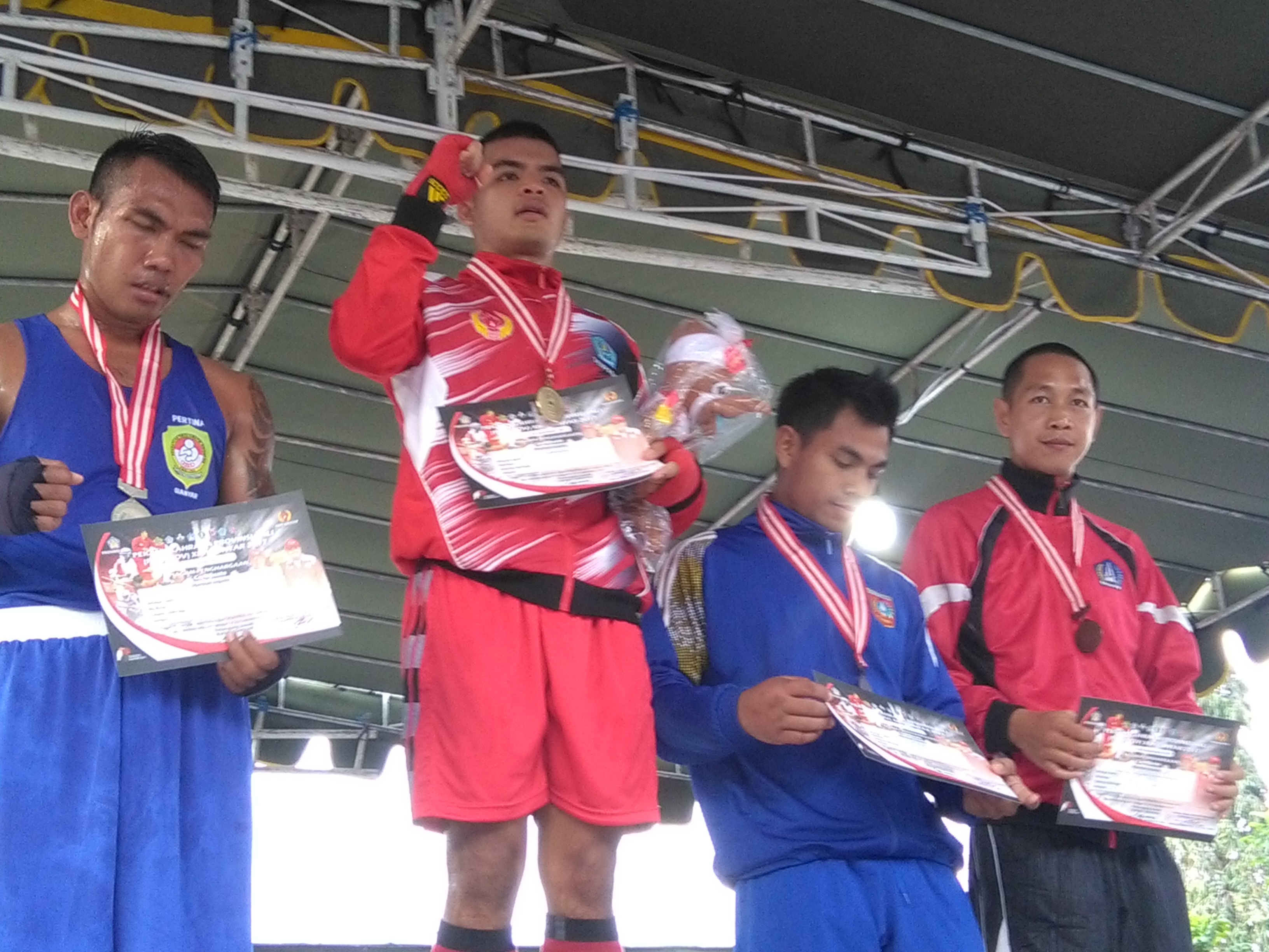 Denpasar Juara Umum Tinju PORPROV Raih Tujuh Medali Emas