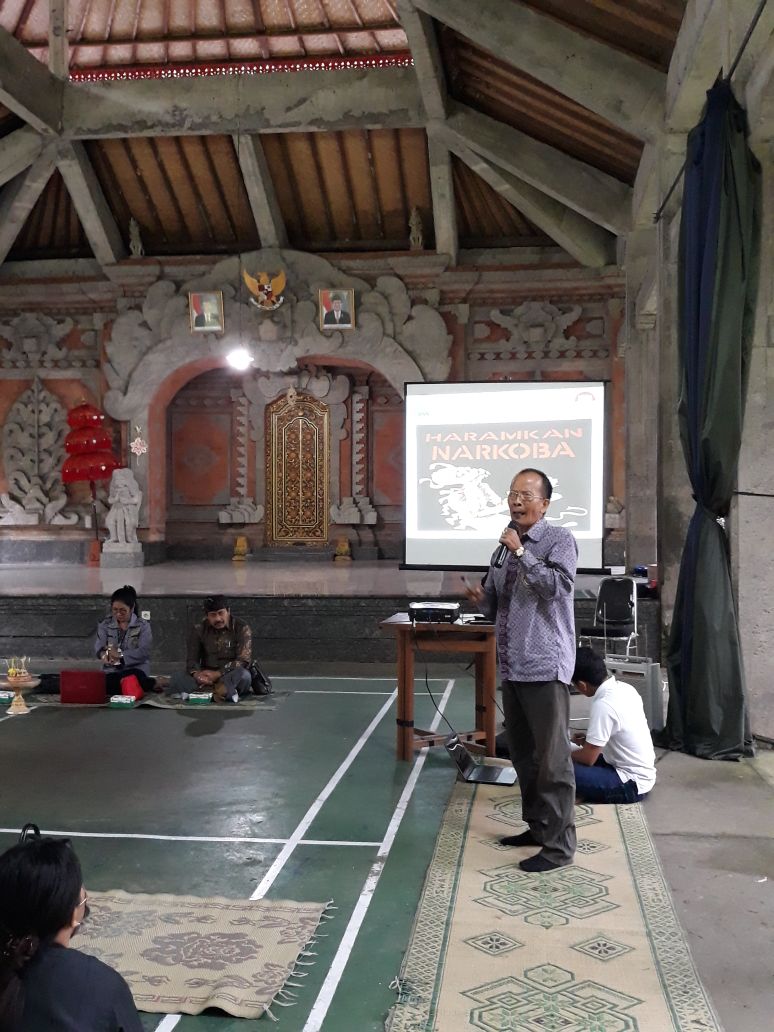 DPP GEPENTA SOSIALISASIKAN BAHAYA NARKOBA DI DESA SEBATU GIANYAR