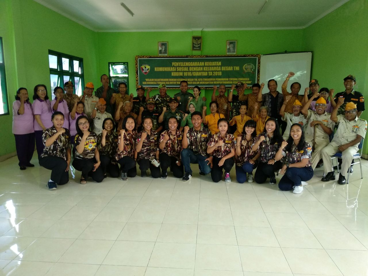 Kodim 1616/Gianyar Gelar Komsos
