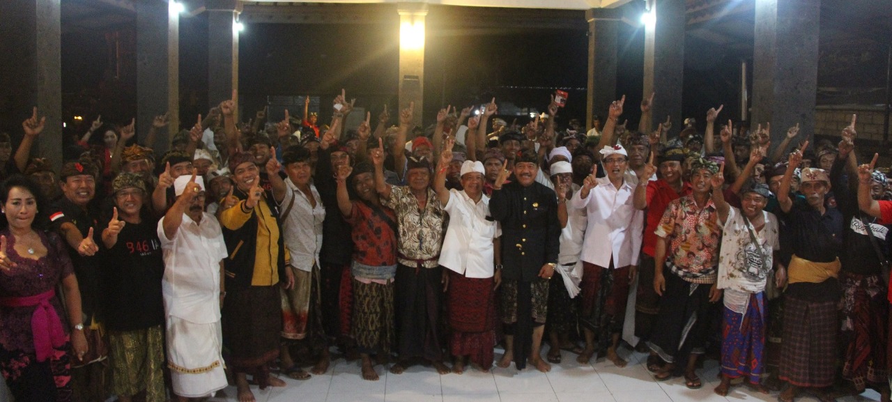 Enam Banjar di Desa Tangkas Klungkung Dukung Koster-Ace