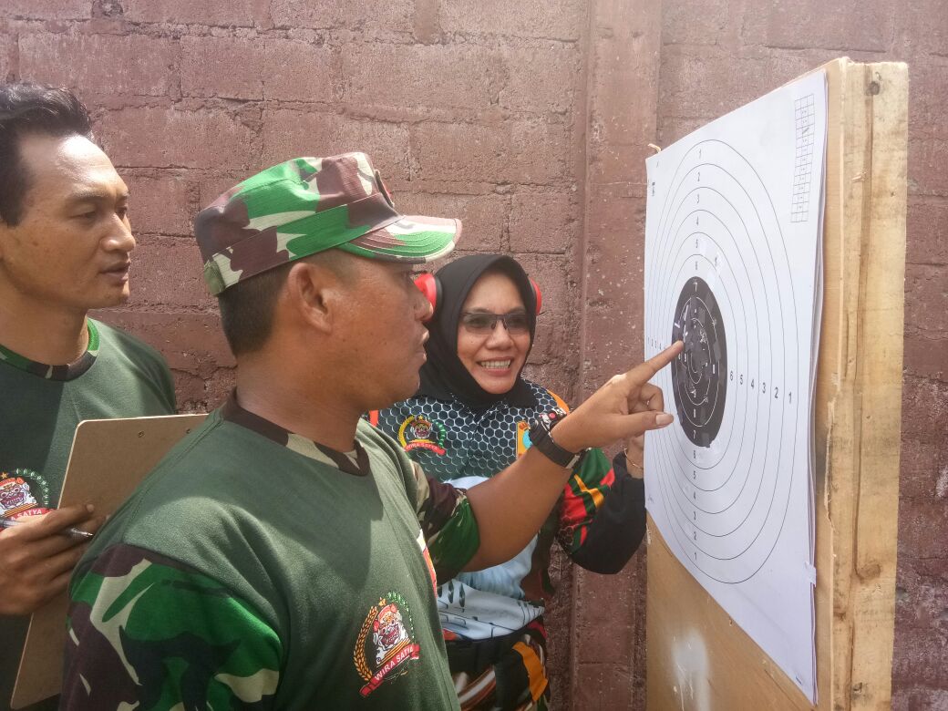 Rangkaian Hut Korem 163/WSA Gelar Lomba Tembak Pistol Eksekutif