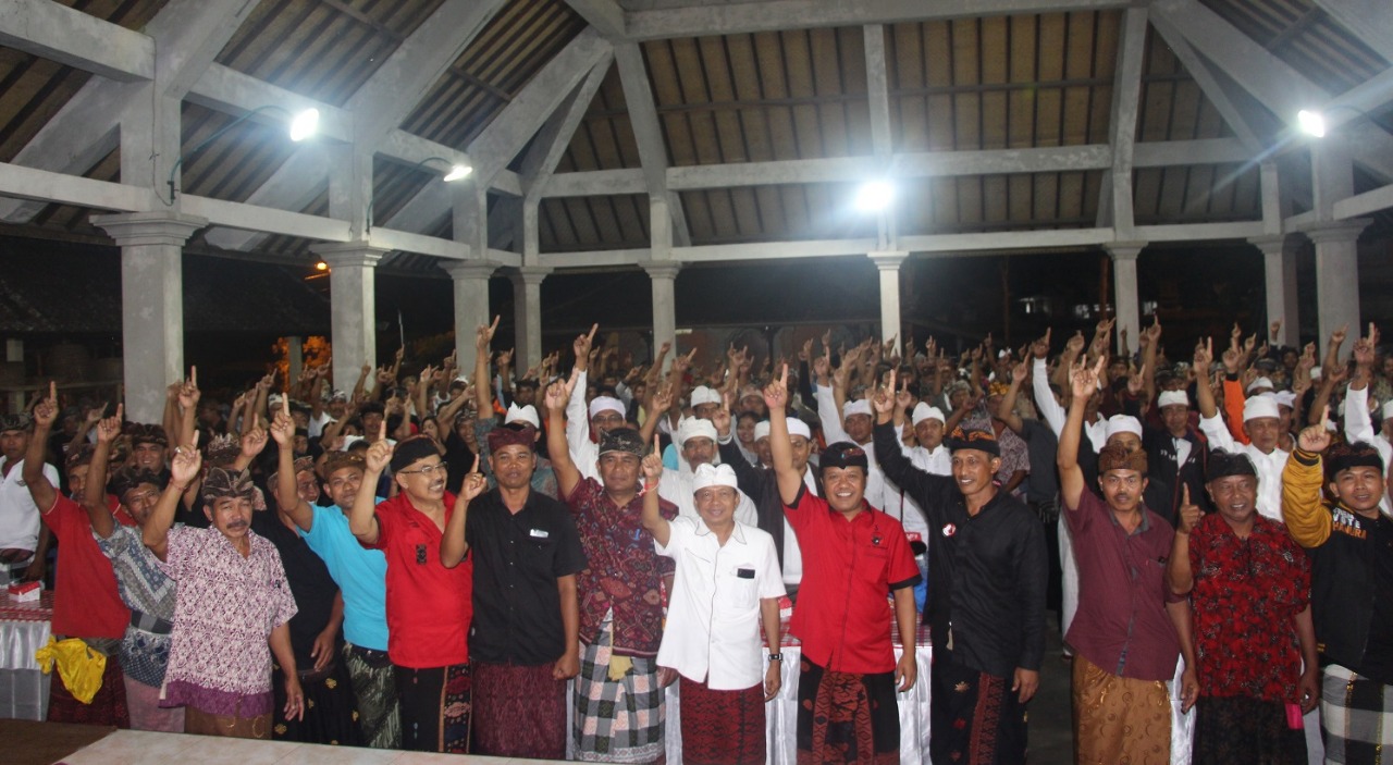 Giliran Masyarakat Desa Sidembunut Bangli Dukung Koster