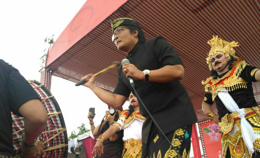 Deklarasi di Kerobokan, Adi Merdangga Tampilkan Seni Tabuh Fragmen Tari