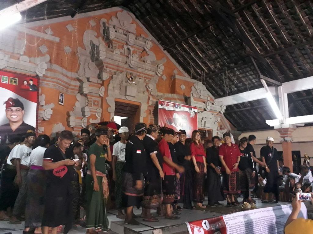 Diramaikan Pagelaran Budaya, Giliran Kaum Muda Kec Banjarangkan Klungkung Dukung Koster-Ace dan BAGIA