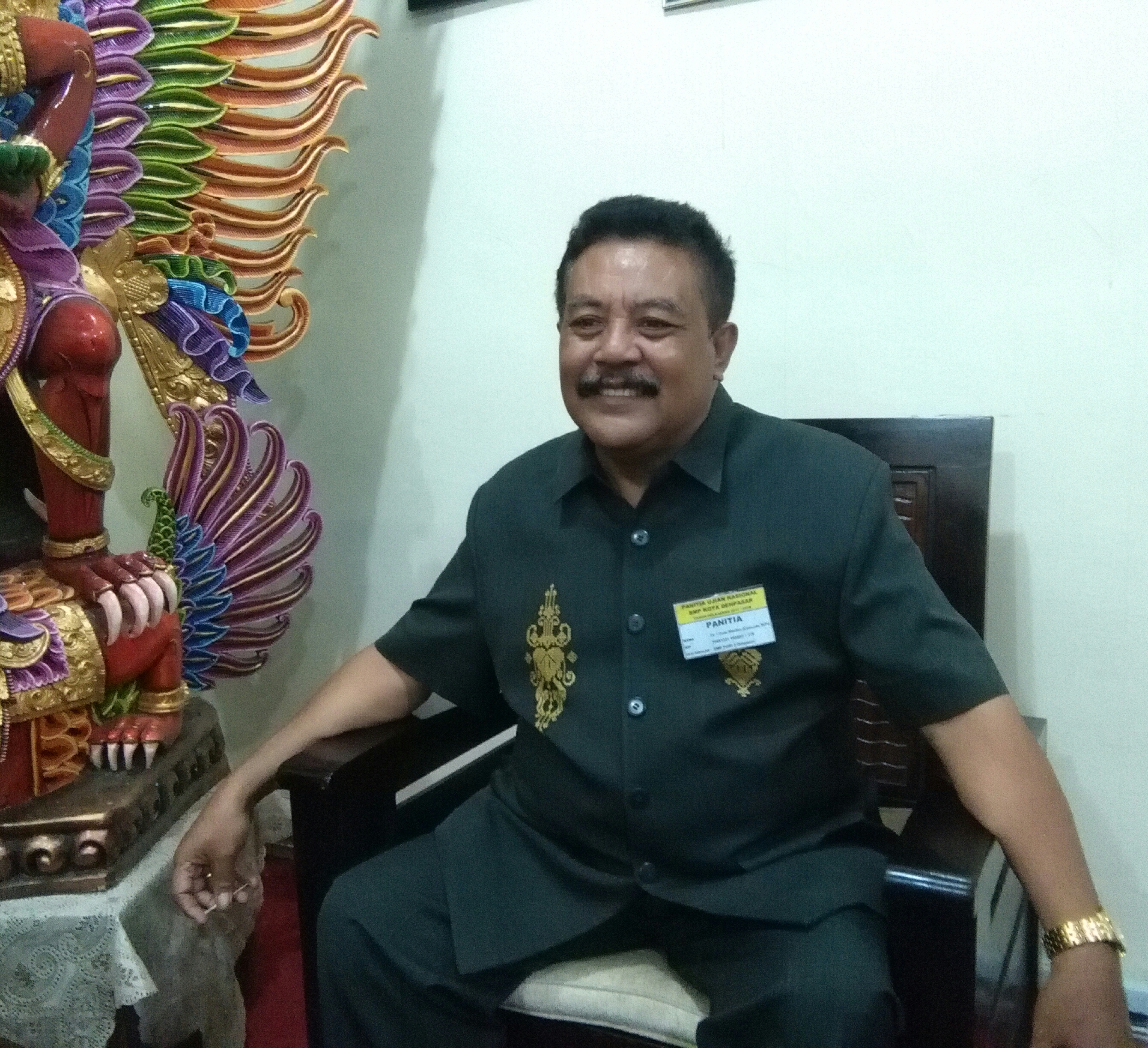 580 Siswa SMP PGRI 2 Denpasar Ikuti UN 2018