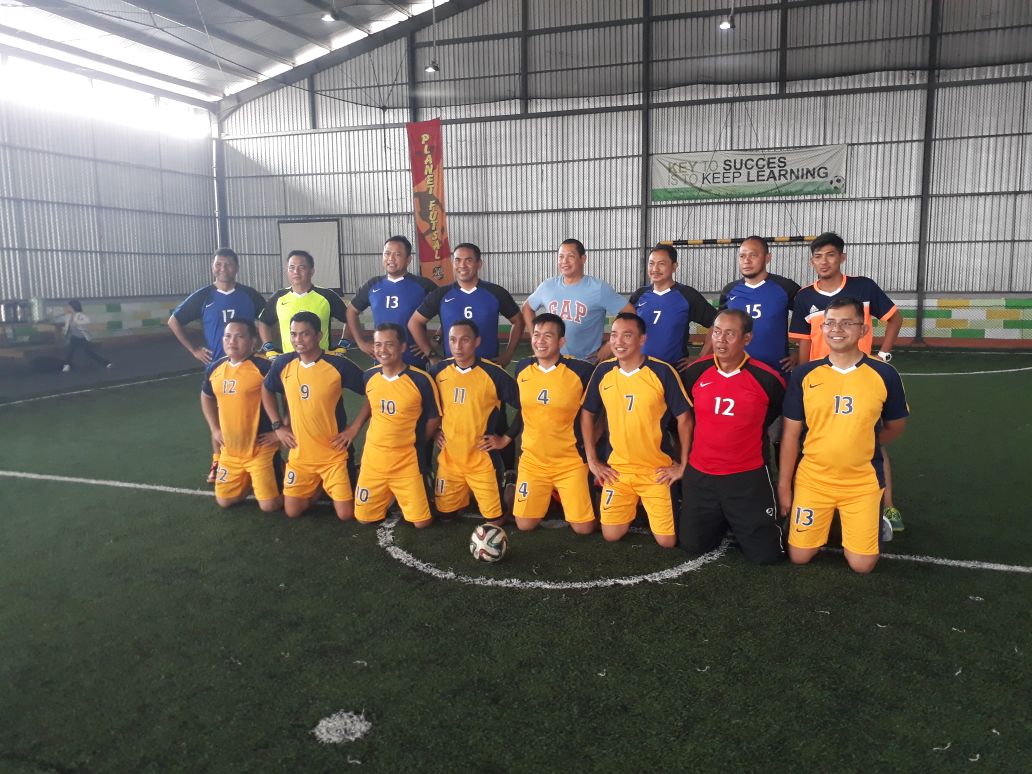 Tingkatkan Sinergitas, Kodim dan Polresta Jakarta Utara Latihan Futsal Bersama