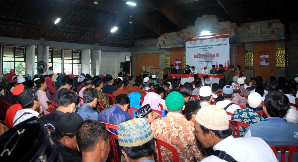 Warga Muslim Denpasar Utara Bulatkan Tekad Memilih dan Memenangkan Koster-Ace