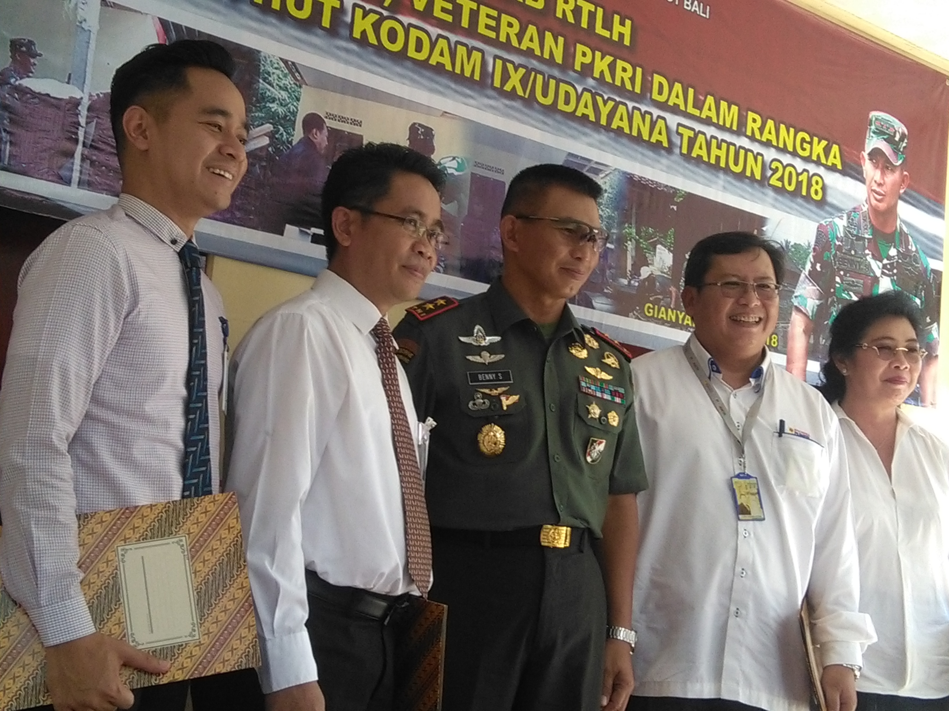 Pangdam Udayana Resmikan RTLH Milik Veteran I Ketut Buntak