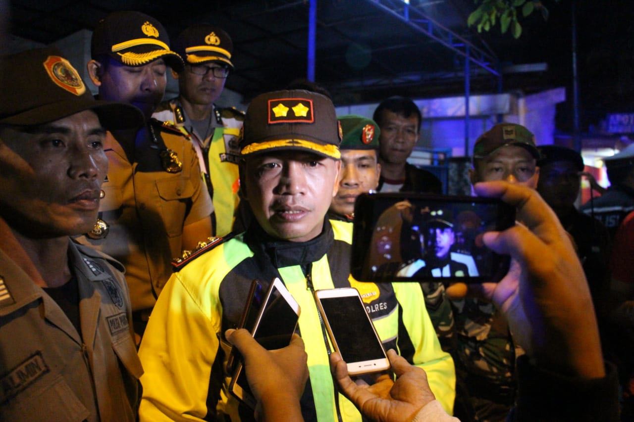 Kapolres Mojokerto Pimpin Patroli Skala Besar Bersinergi Dengan Instansi Terkait