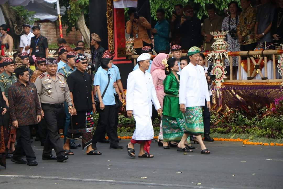 Polda Bali dan Stakeholder Perketat Pengamanan Presiden dan Ibu Iriana Saat Pembukaan PKB ke-40 Tahun 2018