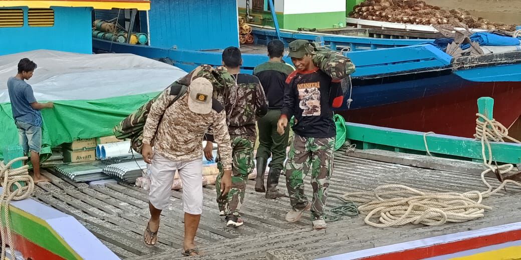 Materil TMMD Perlahan Lengkap, Didistribusikan Lewat Kapal Selam