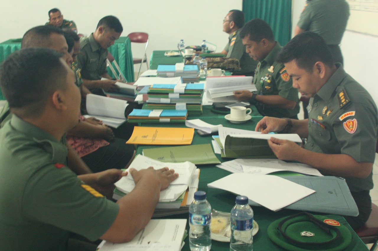 Korem 163/Wira Satya Terima Tim Wasrik Current Audit Itjenad
