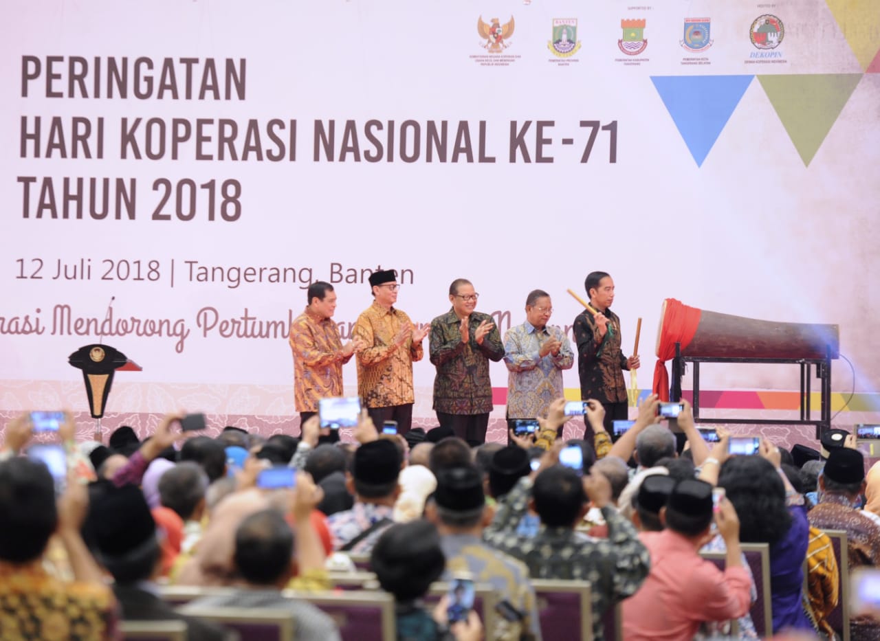 Presiden Hadiri Hari Koperasi Nasional Expo 2018 di Banten