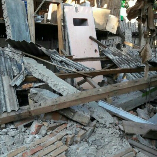 Akibat Gempa Lombok Timur : 14 Meninggal Dunia,162 Luka-Luka dan Ribuan Rumah Rusak