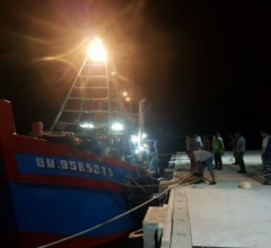 Patroli Guspurla Koarmada I Tangkap Kapal Pencuri Ikan Berbendera Vietnam di Natuna