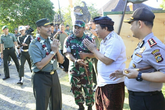 Tim Wasev Pusterad Tinjau TMMD ke-102 Kodim 1617/Jembrana