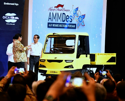Presiden Luncurkan Kendaraan Pedesaan Karya Anak Bangsa