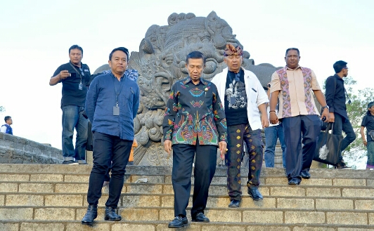 Upacara “Swadharma Ning Pertiwi” Menandai Selesainya Patung Garuda Wisnu Kencana, Pastika Usul Jadi Markas WCF