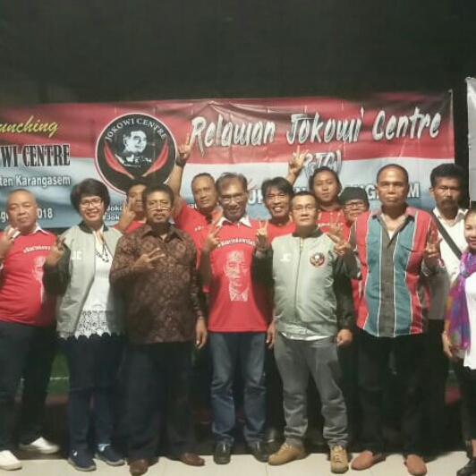 Pengurus Relawan Jokowi Centre Terbentuk di Karangasem