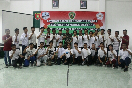Kodim 0913/PPU Beri Pelatihan Dasar Kepemimpinan dan Bela Negara Kepada Mahasiswa