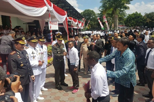 Mahasiswa Asal Papua Di Yogyakarta Antusias Ikuti Peringatan Hut RI ke-73