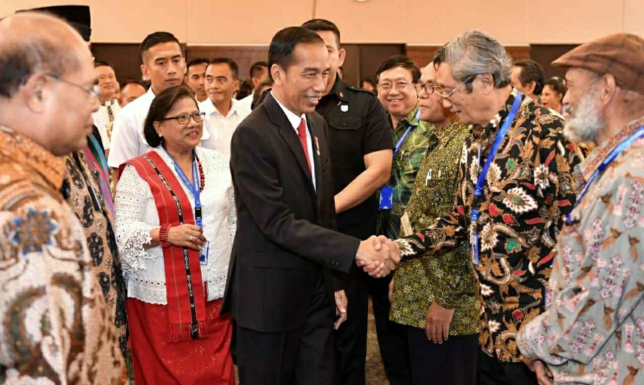 Silaturahmi dengan Pengurus PGI, Presiden Sampaikan Optimisme Bangsa