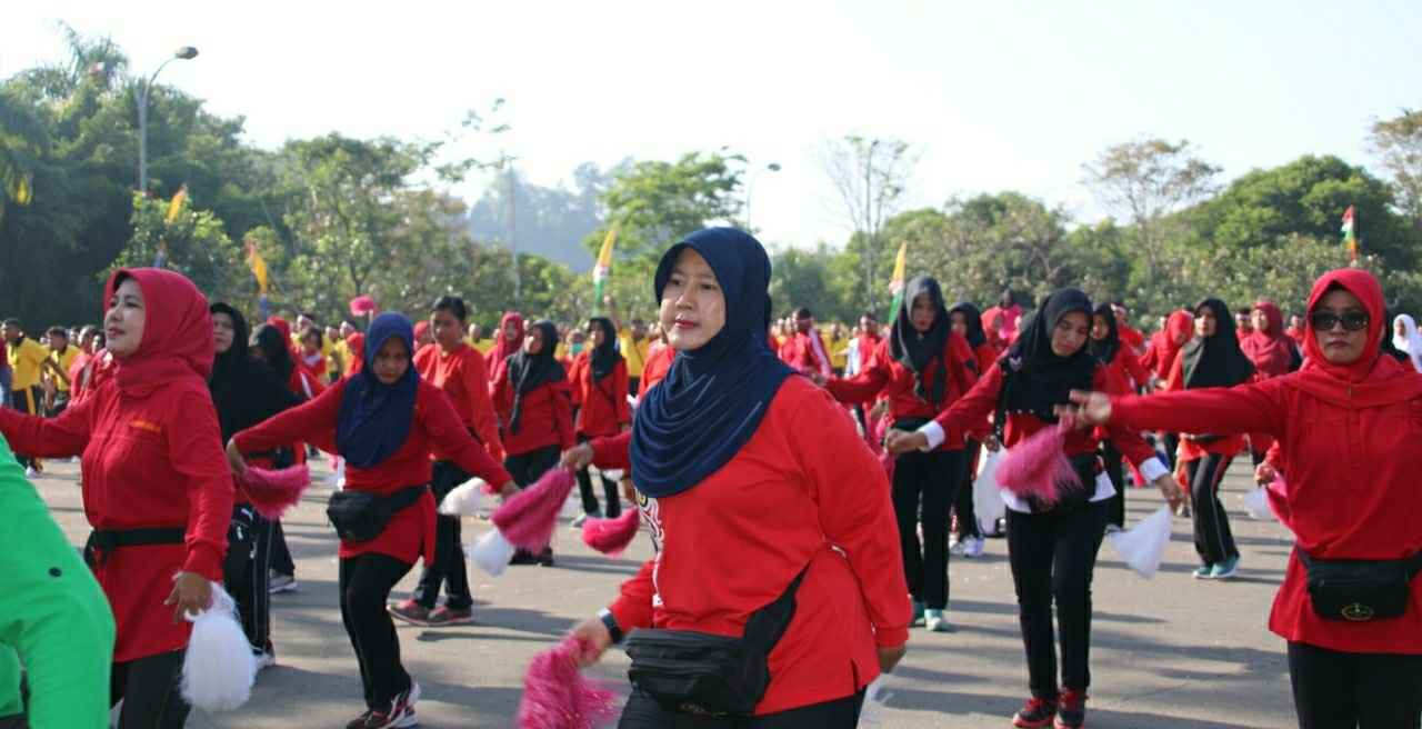 Persit Kartika Chandra Kirana  dan Bhayangkari, Siap Pecahkan Rekor MURI Senam Gemu Fa Mi Re