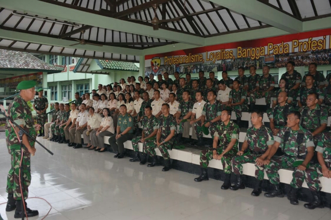 Danrem Ingatkan Jajaran Untuk Mantapkan Kinerja Di Tahun 2019