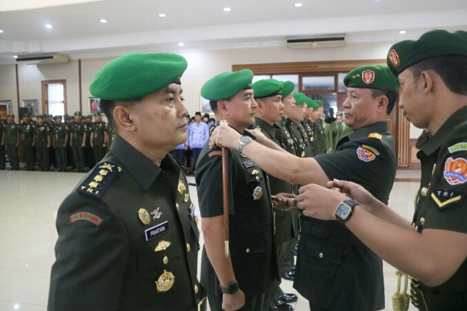 Penyegaran Organisasi, Danpusterad Pimpin Sertijab Beberapa Pejabat Penting