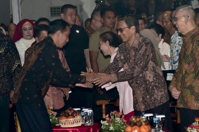 Hadiri Ultah Megawati, Presiden Jokowi Doakan Sehat Dan Bahagia