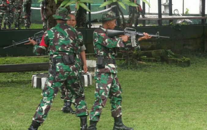 Pelihara Kemampuan Prajurit, Kodim Klungkung Laksanakan Latihan Perorangan Dasar