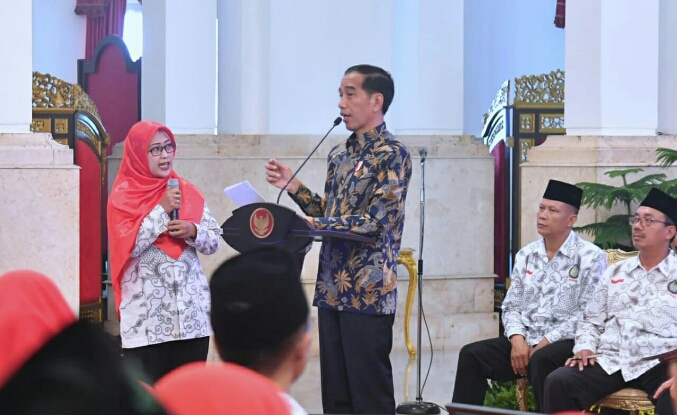 Presiden Minta Guru PGSI Blak-Blakan Masalah Birokrasi