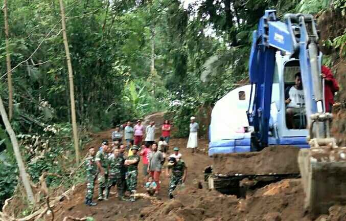 Hari Ketiga Pelaksanaan Pra TMMD Kasdim 1626/Bangli Tinjau Lokasi TMMD