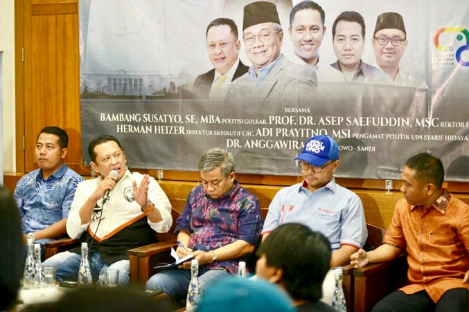 Survey CRC, Jokowi-MA Ungguli Prabowo-Sandi, Bamsoet: Pertarungan 17 April Sengit