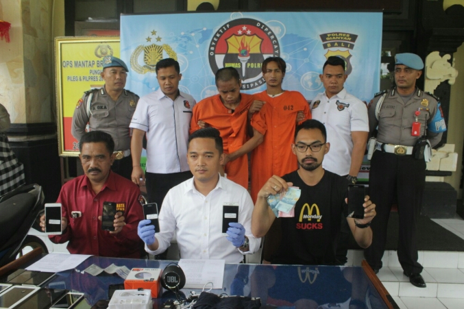 Polisi Gianyar Ciduk Kawanan Pencuri Pembobol Plafon