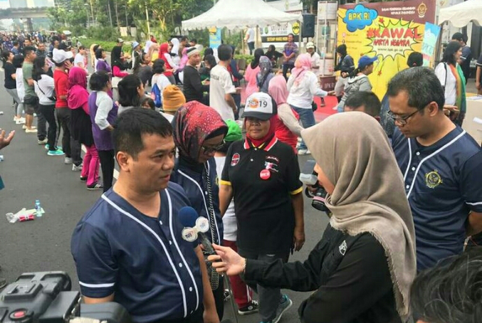 BPK Kenalkan Tugas Kawal Harta Negara di Monumen Hari Bebas Kendaraan