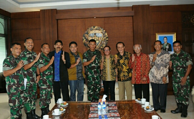 Pangdam Udayana Terima Kunjungan Panitia Dharma Santi Nasional Hari Raya Nyepi 2019