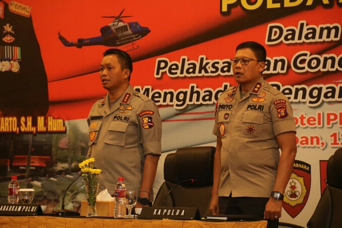 Polda Kaltim Laksanakan Conditioning Strategy Jelang Pemilu