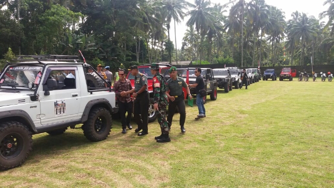 Berbagai Stand, Komunitas Offroader dan Trails Turut Meriahkan Penutupan TMMD Kodim Bangli
