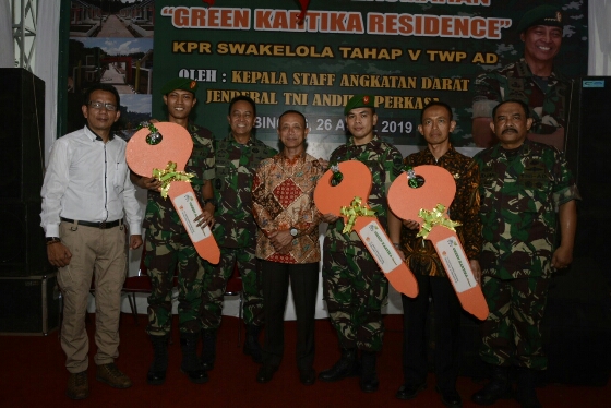 Bangun 6000 Rumah, Wujud Komitmen TNI AD Sejahterakan Prajurit dan PNS