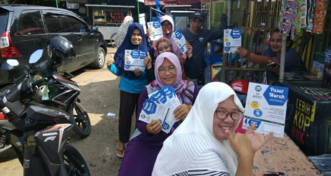 Hadir Di Cirebon, ARBI Gelar Pasar Murah Sembako Ke Masyarakat