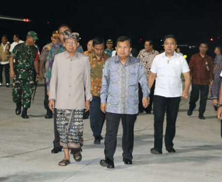 Pangdam Udayana Sambut Wapres Yusuf Kalla Di Bandara Ngurah Rai