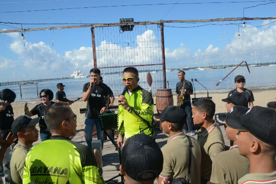 Jelang Ramadhan 2019, Gowes & Hiburan Bersama di Pantai Mertasari,