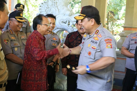 Pemprov & Polda Bali Bersinergi: Gubernur Koster Ucapkan Terimakasih Lancarnya Pilgub Dan Pemilu Serentak 2019