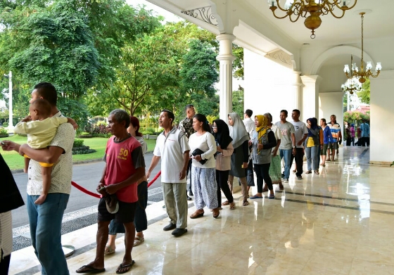 Presiden Bersilaturahmi Dengan Masyarakat Yogyakarta