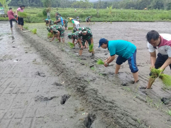 Kodim Karangasem Komit Dukung Program Ketahanan Pangan