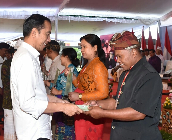 Presiden Jokowi: Bali Probinsi Pertama Yang Seluruh Tanahnya Bersertifikat Tahun Ini