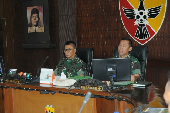 Empat Sasaran TMMD ke-105 di Wilayah Kodam IX/Udayana Dipaparkan Dihadapan Pangdam