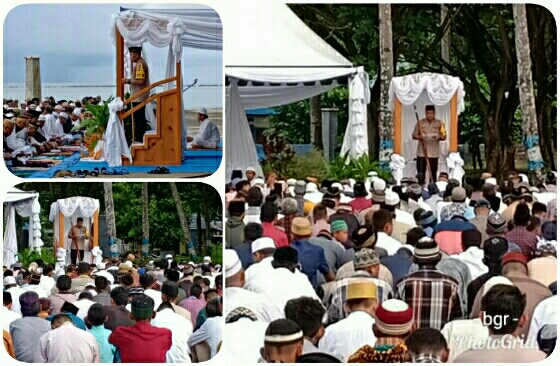Suatu Kehormatan, Kapolres Raja Ampat Didaulat Khatib Sholat Idul Fitri
